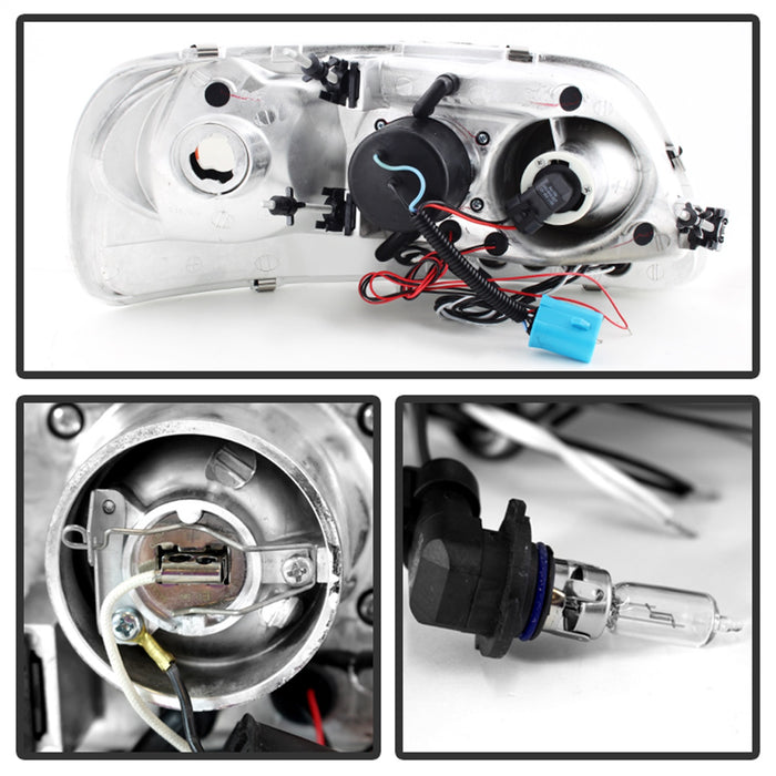 Spyder Auto 5078445 Halo LED Projector Headlights - Truck Part Superstore