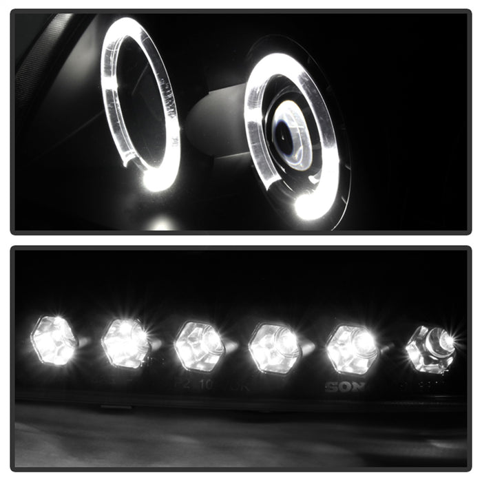 Spyder Auto 5078445 Halo LED Projector Headlights - Truck Part Superstore