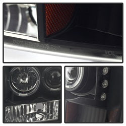Spyder Auto 5078452 Halo LED Projector Headlights - Truck Part Superstore
