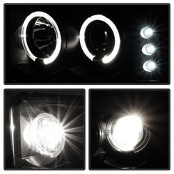 Spyder Auto 5078452 Halo LED Projector Headlights - Truck Part Superstore