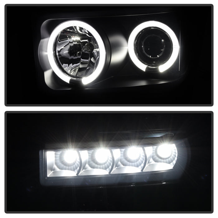 Spyder Auto 5078490 Halo LED Projector Headlights - Truck Part Superstore