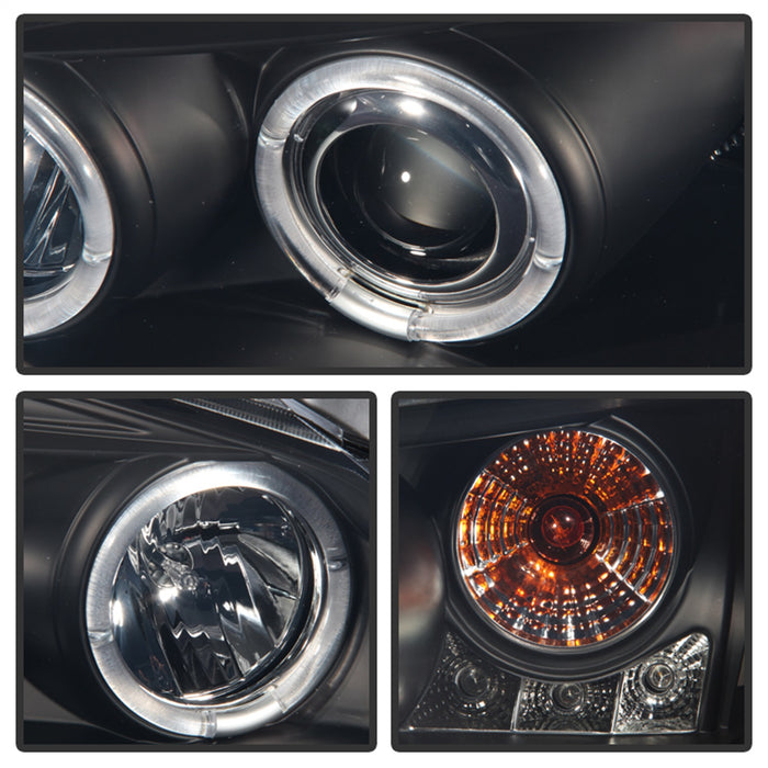 Spyder Auto 5078612 Halo LED Projector Headlights - Truck Part Superstore