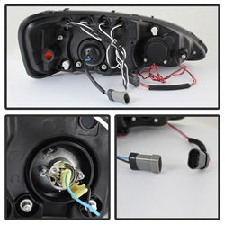 Spyder Auto 5078629 Halo LED Projector Headlights - Truck Part Superstore