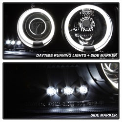 Spyder Auto 5078704 CCFL Halo LED Projector Headlights - Truck Part Superstore