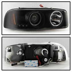 Spyder Auto 5078704 CCFL Halo LED Projector Headlights - Truck Part Superstore