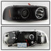 Spyder Auto 5078704 CCFL Halo LED Projector Headlights - Truck Part Superstore