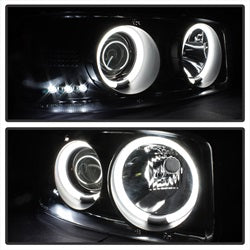 Spyder Auto 5078704 CCFL Halo LED Projector Headlights - Truck Part Superstore