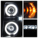 Spyder Auto 5078735 CCFL Halo LED Projector Headlights - Truck Part Superstore