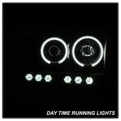 Spyder Auto 5078797 CCFL Halo LED Projector Headlights - Truck Part Superstore