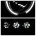 Spyder Auto 5078797 CCFL Halo LED Projector Headlights - Truck Part Superstore