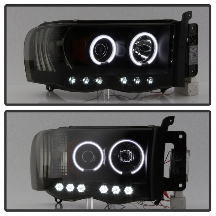 Spyder Auto 5078797 CCFL Halo LED Projector Headlights - Truck Part Superstore