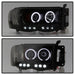 Spyder Auto 5078797 CCFL Halo LED Projector Headlights - Truck Part Superstore