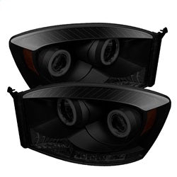 Spyder Auto 5078803 CCFL Halo LED Projector Headlights - Truck Part Superstore