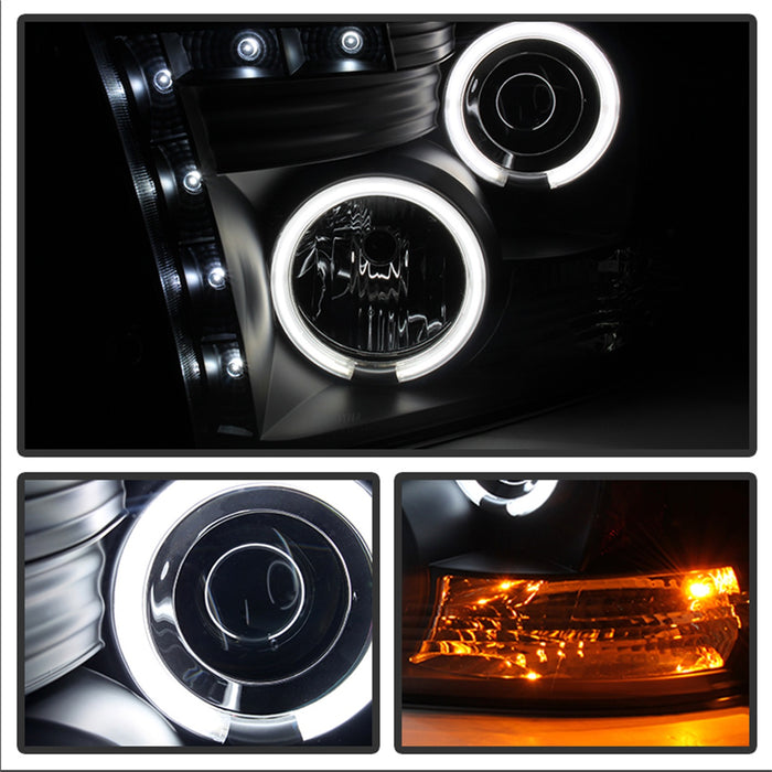 Spyder Auto 5078810 CCFL Halo LED Projector Headlights - Truck Part Superstore