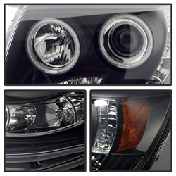 Spyder Auto 5079046 CCFL Halo LED Projector Headlights - Truck Part Superstore