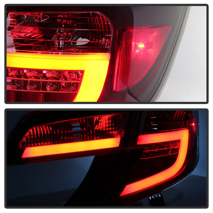 Spyder Auto 5079411 Light Bar LED Tail Lights; Black; - Truck Part Superstore