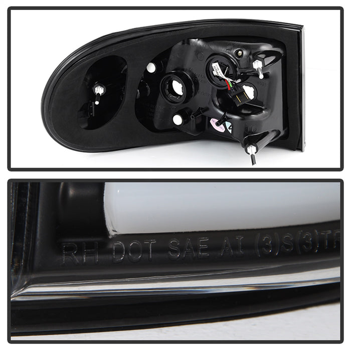 Spyder Auto 5079442 Light Bar LED Tail Lights; Black; - Truck Part Superstore