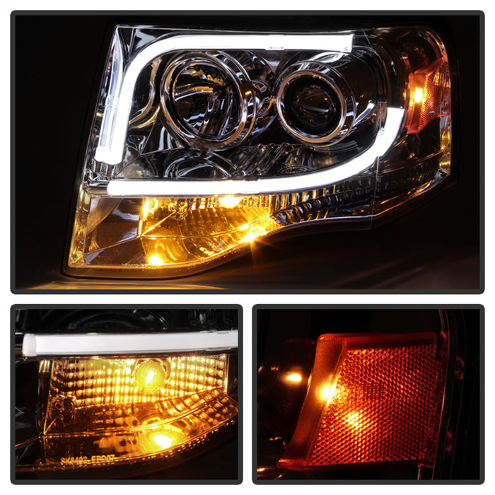Spyder Auto 5079510 DRL Projector Headlights - Truck Part Superstore