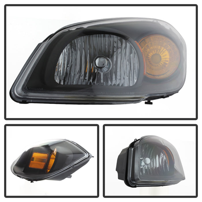 Spyder Auto 5079794 XTune Crystal Headlights; Black; - Truck Part Superstore
