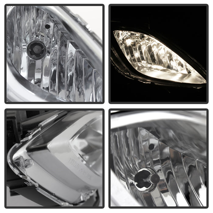 Spyder Auto 5079909 OE Style Fog Lights; Bulbs Included; w/Switch; Clear; - Truck Part Superstore