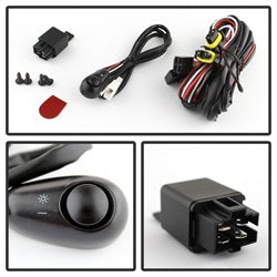 Spyder Auto 5079909 OE Style Fog Lights; Bulbs Included; w/Switch; Clear; - Truck Part Superstore
