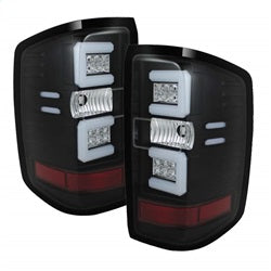 Spyder Auto 5079985 Light Bar LED Tail Lights; Black; - Truck Part Superstore