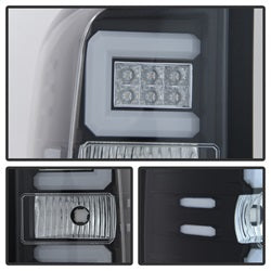 Spyder Auto 5079985 Light Bar LED Tail Lights; Black; - Truck Part Superstore