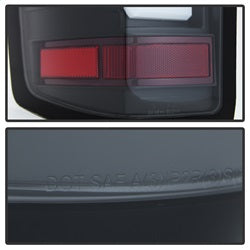 Spyder Auto 5079985 Light Bar LED Tail Lights; Black; - Truck Part Superstore