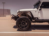 Road Armor 507AFF0B Stealth Fender Flare Body Armor; Front; w/Switchback LED DRL; Texture Black; - Truck Part Superstore