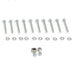 Holley 508-41 Intake Manifold Bolts; For Use w/PN[300-294/300-295]; Silver; - Truck Part Superstore