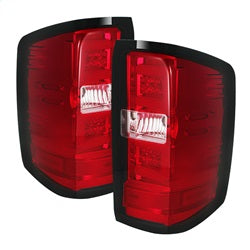 Spyder Auto 5080011 Light Bar LED Tail Lights; Red Clear; - Truck Part Superstore