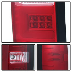 Spyder Auto 5080011 Light Bar LED Tail Lights; Red Clear; - Truck Part Superstore