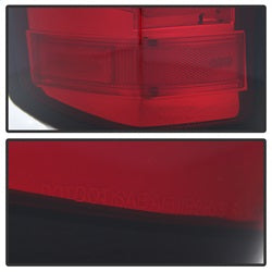 Spyder Auto 5080011 Light Bar LED Tail Lights; Red Clear; - Truck Part Superstore
