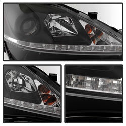 Spyder Auto 5080059 DRL Projector Headlights; Black; - Truck Part Superstore