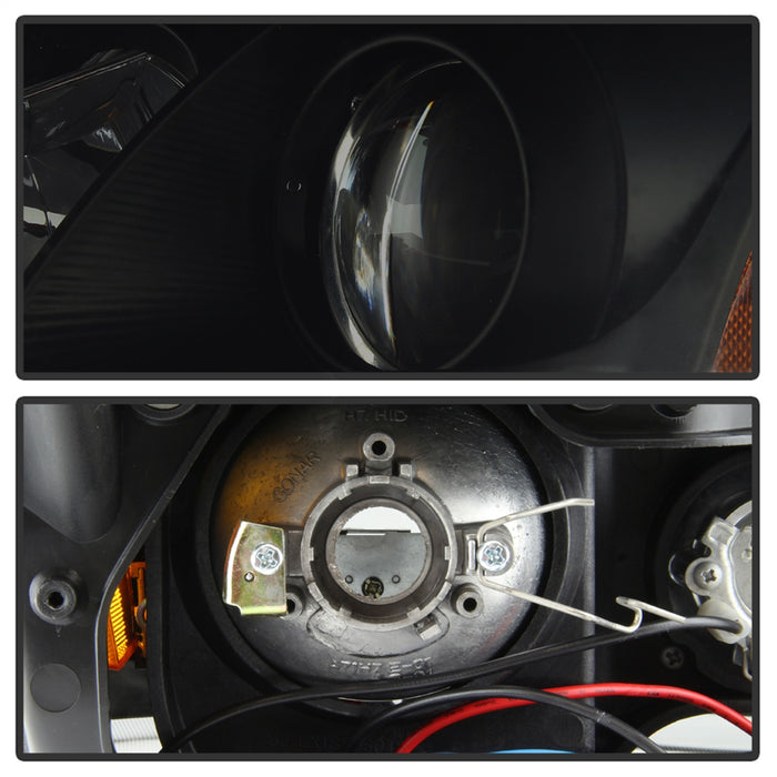 Spyder Auto 5080073 DRL Projector Headlights; Black Smoke; - Truck Part Superstore