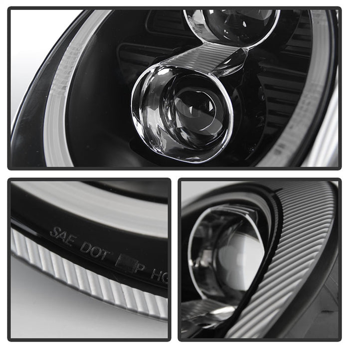 Spyder Auto 5080134 DRL LED Projector Headlights - Truck Part Superstore