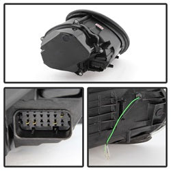 Spyder Auto 5080134 DRL LED Projector Headlights - Truck Part Superstore
