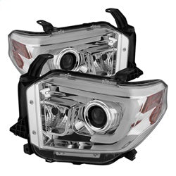 Spyder Auto 5080141 Projector Headlights; Light Bar DRL; Chrome; - Truck Part Superstore