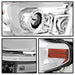 Spyder Auto 5080141 Projector Headlights; Light Bar DRL; Chrome; - Truck Part Superstore