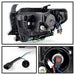 Spyder Auto 5080158 Projector Headlights; Light Bar DRL; Black; - Truck Part Superstore