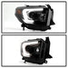 Spyder Auto 5080165 DRL Projector Headlights; Light Bar Style; Black Smoke; - Truck Part Superstore