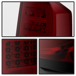 Spyder Auto 5080189 Light Bar LED Tail Lights; Red Smoke; - Truck Part Superstore