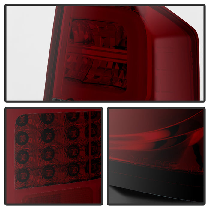 Spyder Auto 5080189 Light Bar LED Tail Lights; Red Smoke; - Truck Part Superstore