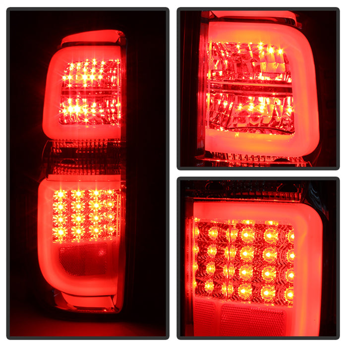 Spyder Auto 5080189 Light Bar LED Tail Lights; Red Smoke; - Truck Part Superstore