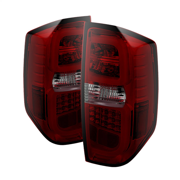Spyder Auto 5080189 Light Bar LED Tail Lights; Red Smoke; - Truck Part Superstore