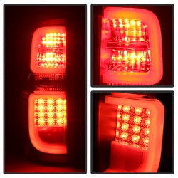 Spyder Auto 5080196 Light Bar LED Tail Lights; Black; - Truck Part Superstore