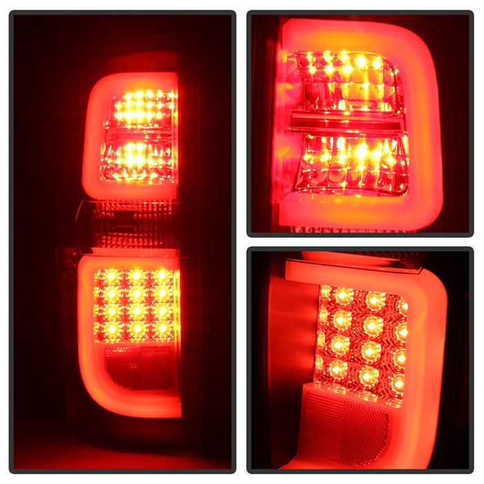 Spyder Auto 5080202 Light Bar LED Tail Lights; Black Smoke; - Truck Part Superstore