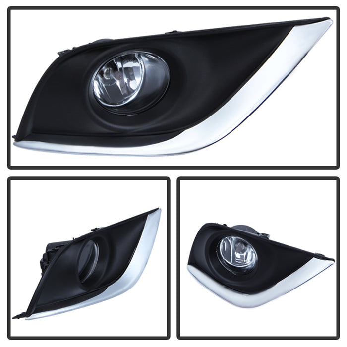 Spyder Auto 5080240 OEM Fog Lights; w/Switch; Clear; - Truck Part Superstore