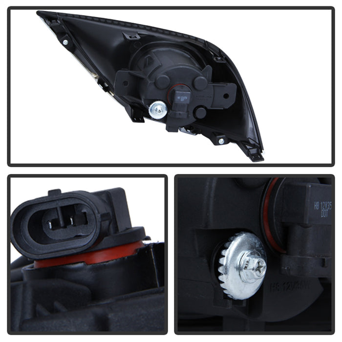 Spyder Auto 5080240 OEM Fog Lights; w/Switch; Clear; - Truck Part Superstore