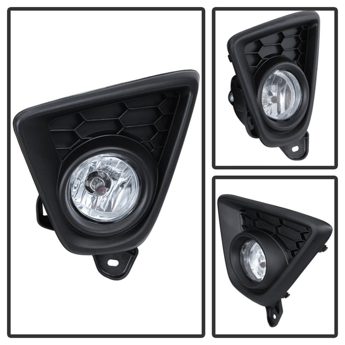 Spyder Auto 5080264 OEM Fog Lights; w/Universal Switch; Clear; - Truck Part Superstore